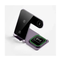 Бездротове зарядне пристрій 3 в 1 з гібридною зарядкою та захистом від перевантаження